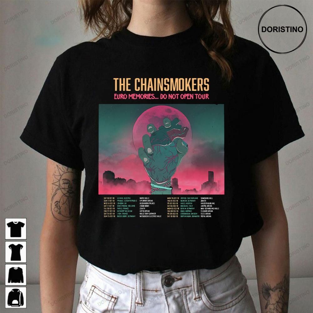 The Chainsmokers Euro Memories Limited Edition T-shirts